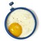 Norpro Nonstick Silicone Round Shaped Pancake and Egg Rings with Handles - Blue